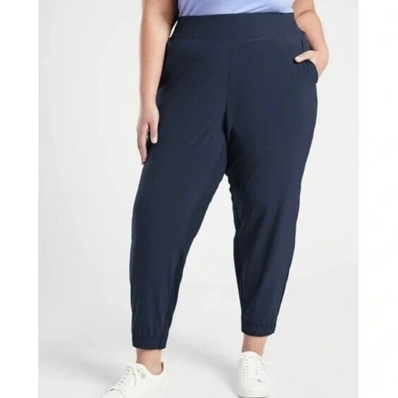 Athleta Pants - Athleta Brooklyn Jogger Navy Blue Size 18